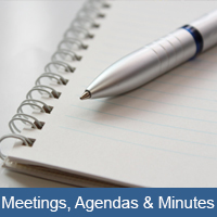 Meeting Dates, Agendas & Minutes Icon 